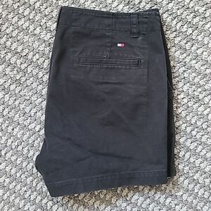 Y2k Tommy‎ Hilfiger Size 10 Women's Black Shorts y2k Vtg
